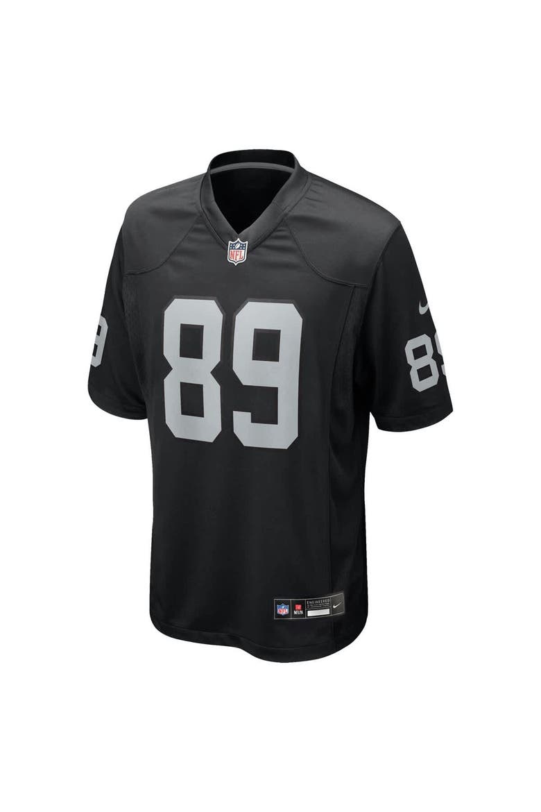 Youth Nike Brock Bowers Black Las Vegas Raiders Game Jersey, Alternate, color, Black