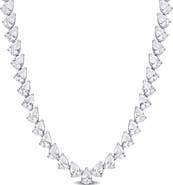 Julianna B. Created White Sapphire Teardrop Tennis Necklace
