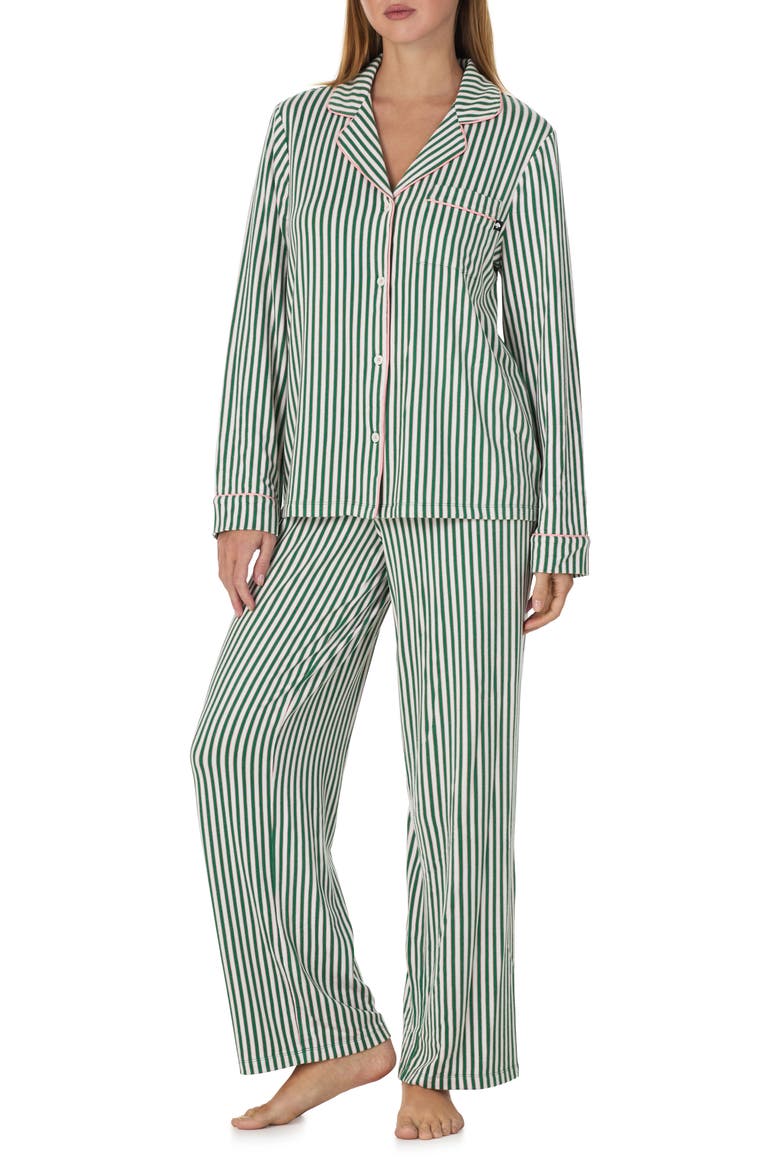 Dot Pajamas, Alternate, color, GREEN STRIPE