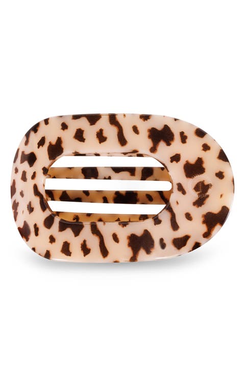 Large Flat Round Hair Clip