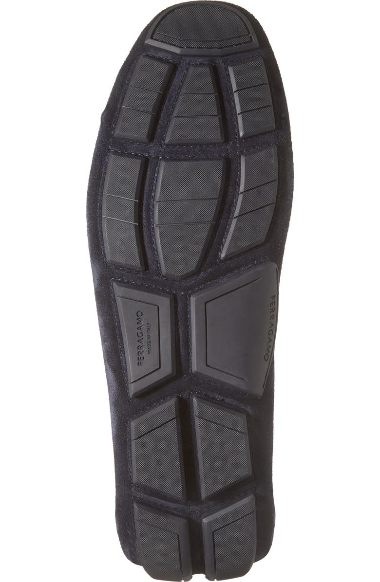 FERRAGAMO Timothy Driving Loafer, Alternate, color, Navy Navy Navy