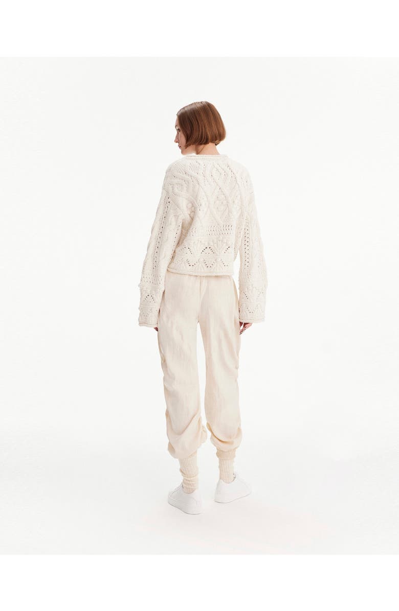 THEO The Label Athena Ruched Trackpant, Alternate, color, 