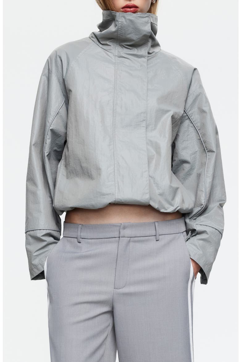 Shoreline Windbreaker Jacket, Main, color, SILVER