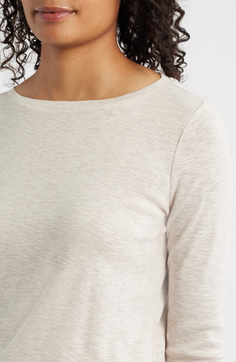 NZT by NIC+ZOE Boat Neck Top, Alternate, color, Sugar Cookie