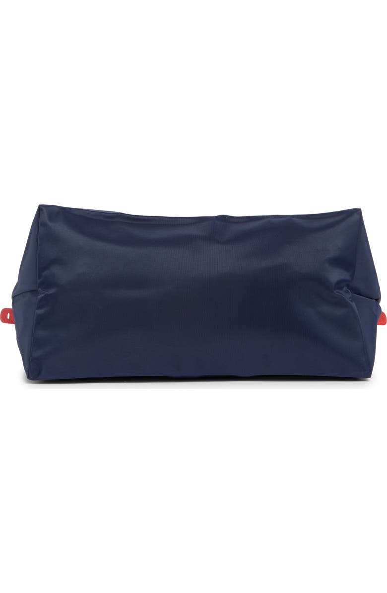 Longchamp My Pliage Club Travel Bag, Alternate, color, Navy/ Vermillion