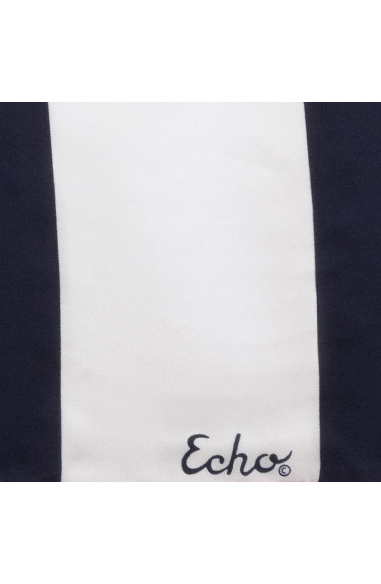 Echo Curves Silk Square, Alternate, color, Navy