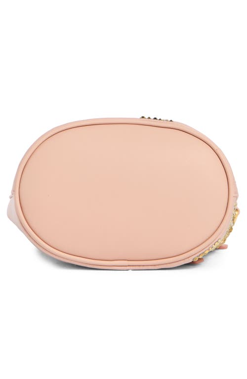 Mcm Himmel Laurel Drawstring Bucket Bag In Pink