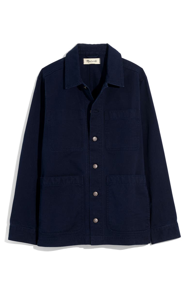 Madewell Garment-Dyed Canvas Chore Jacket, Alternate, color,