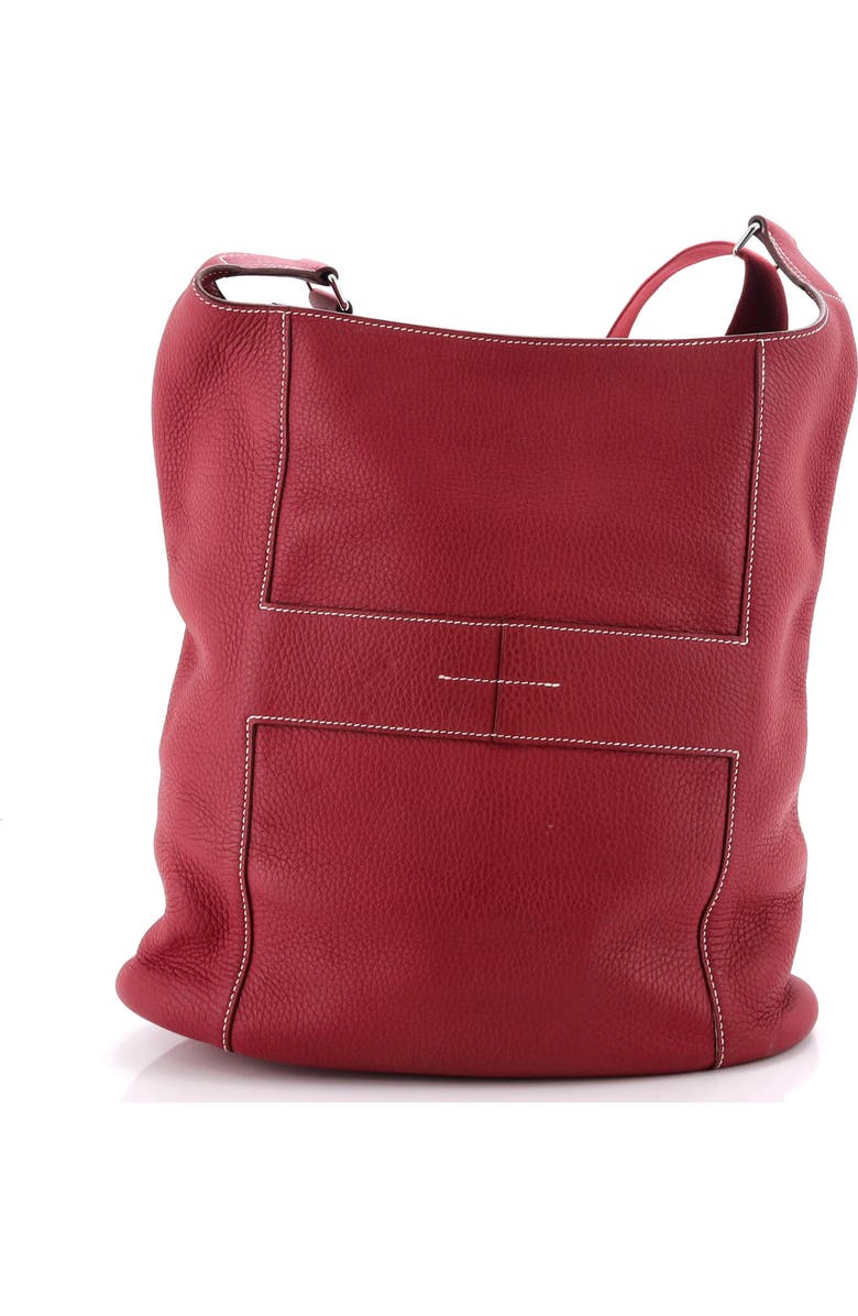 Pre-Owned Hermes Sac Good News Bag Leather GM, Alternate, color, Rubis