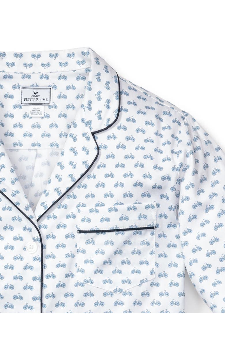 Petite Plume Bicyclette Cotton Pajamas, Alternate, color, 