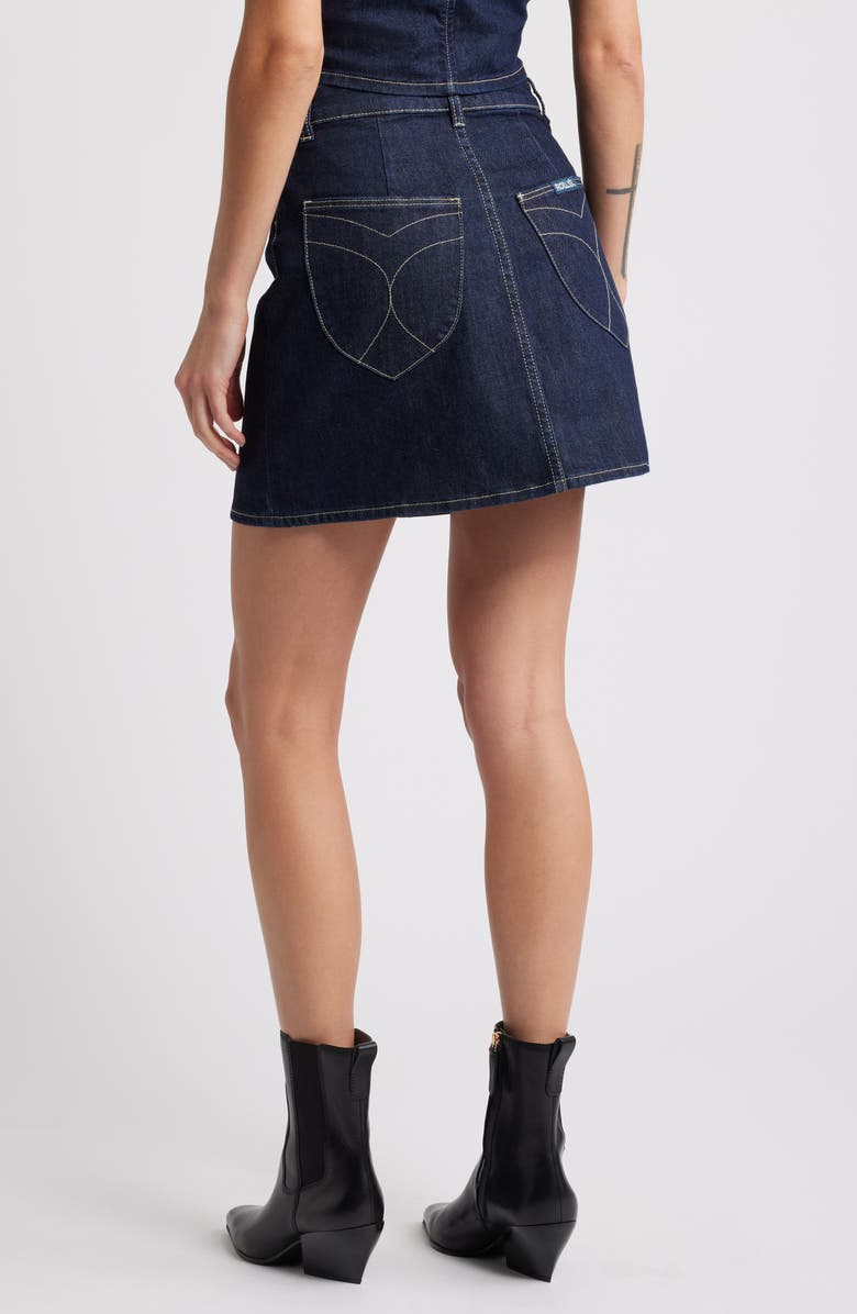 Rolla’s Alice High Waist Denim Miniskirt, Alternate, color,
