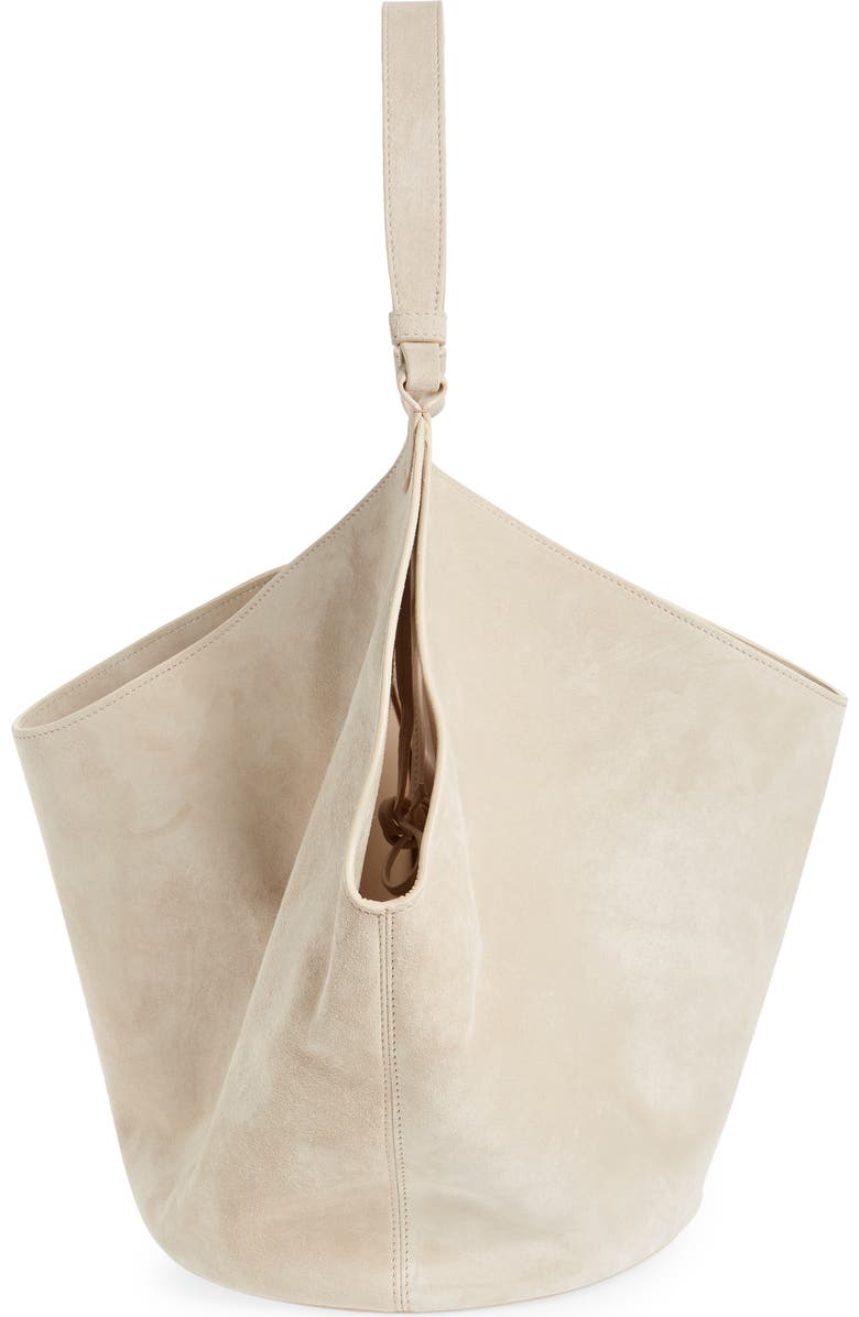 Khaite Medium Lotus Suede Tote, Alternate, color,
