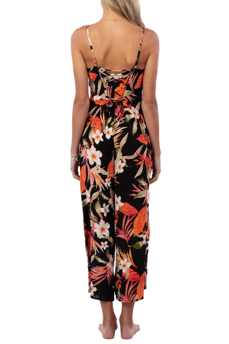 North Shore Wide Leg Jumpsuit, Alternate, color, BLACK