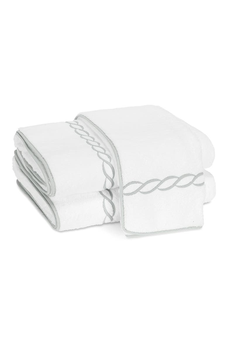 Classic Chain Bath Sheet, Main, color, SILVER