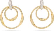 Marco Bicego Marrakech 18k Gold Diamond Drop Earrings