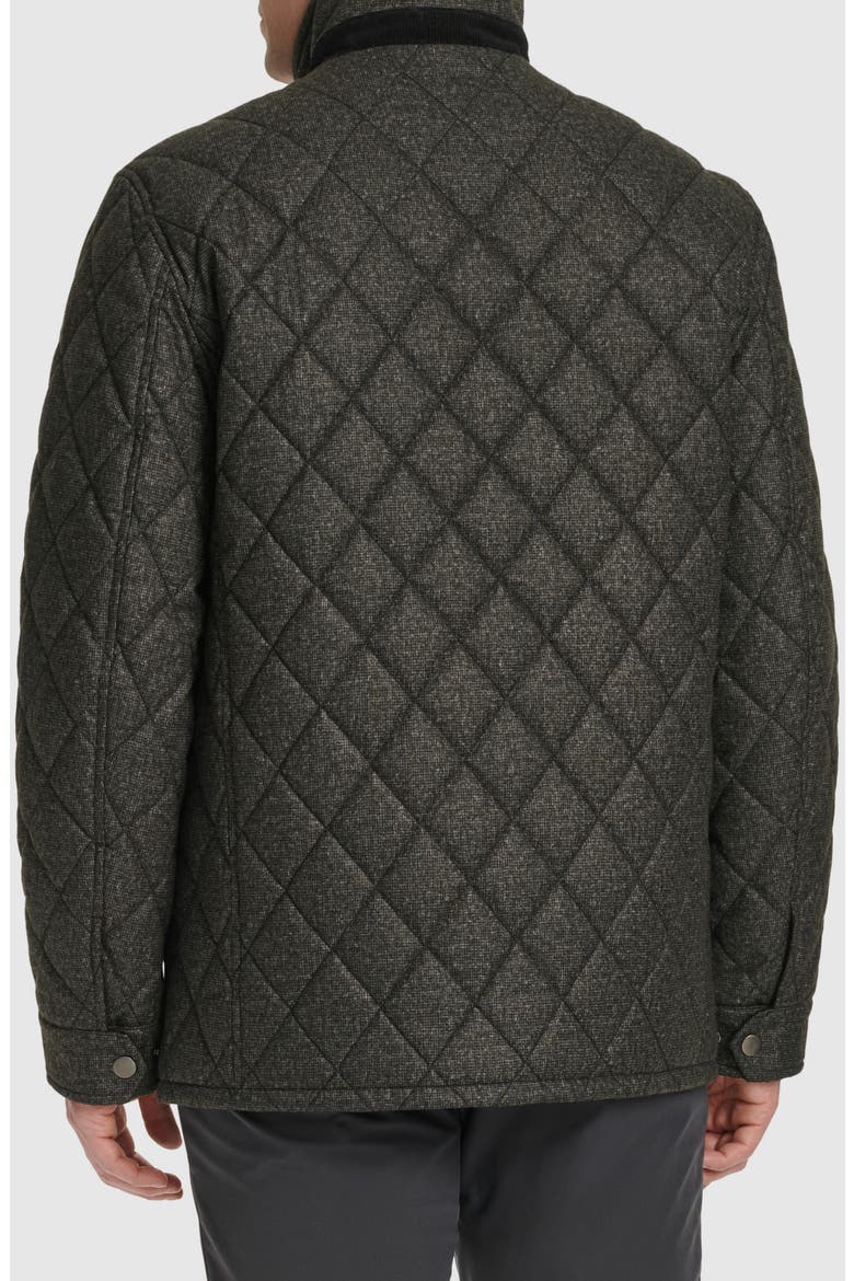 Diamond Quilted Jacket, Alternate, color, CHARCOAL