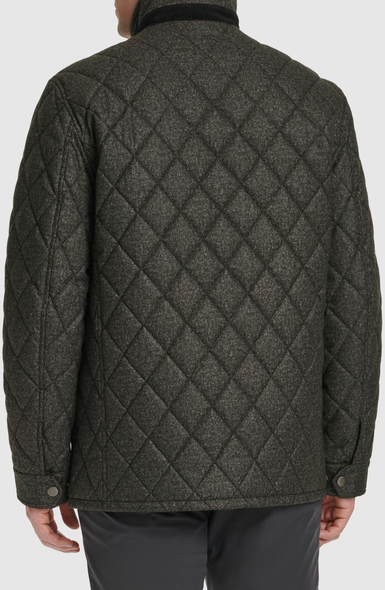 Cole Haan Signature Diamond Quilted Jacket, Alternate, color, Charcoal