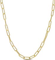 DELMAR Paper Clip Chain Necklace