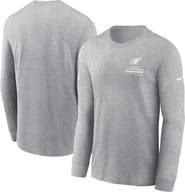 Nike Men's Nike Gray Arizona Cardinals Sideline Performance Long Sleeve T-Shirt