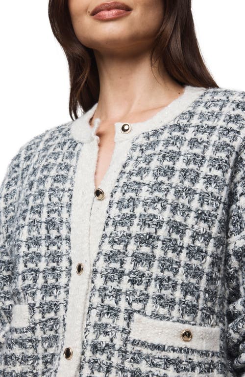 Splendid Lisette Texture Cardigan In Black