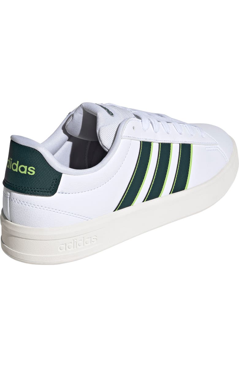 adidas Grand Court 3-0 Sneaker, Alternate, color, Ftwr White/ Ivy/ Solar Slime