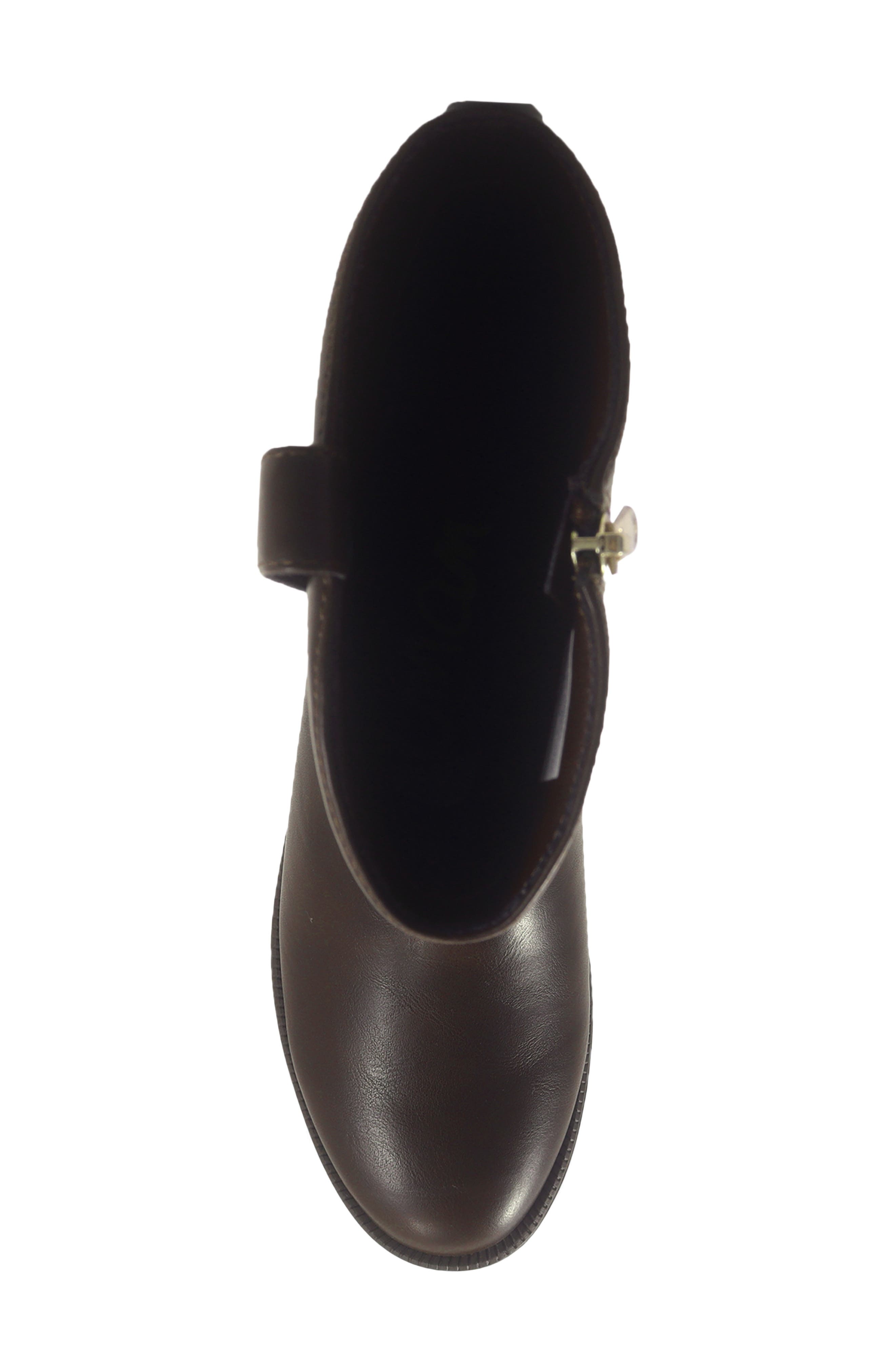 Kids' Equesty Faux Leather Riding Boot, Alternate, color, BROWN