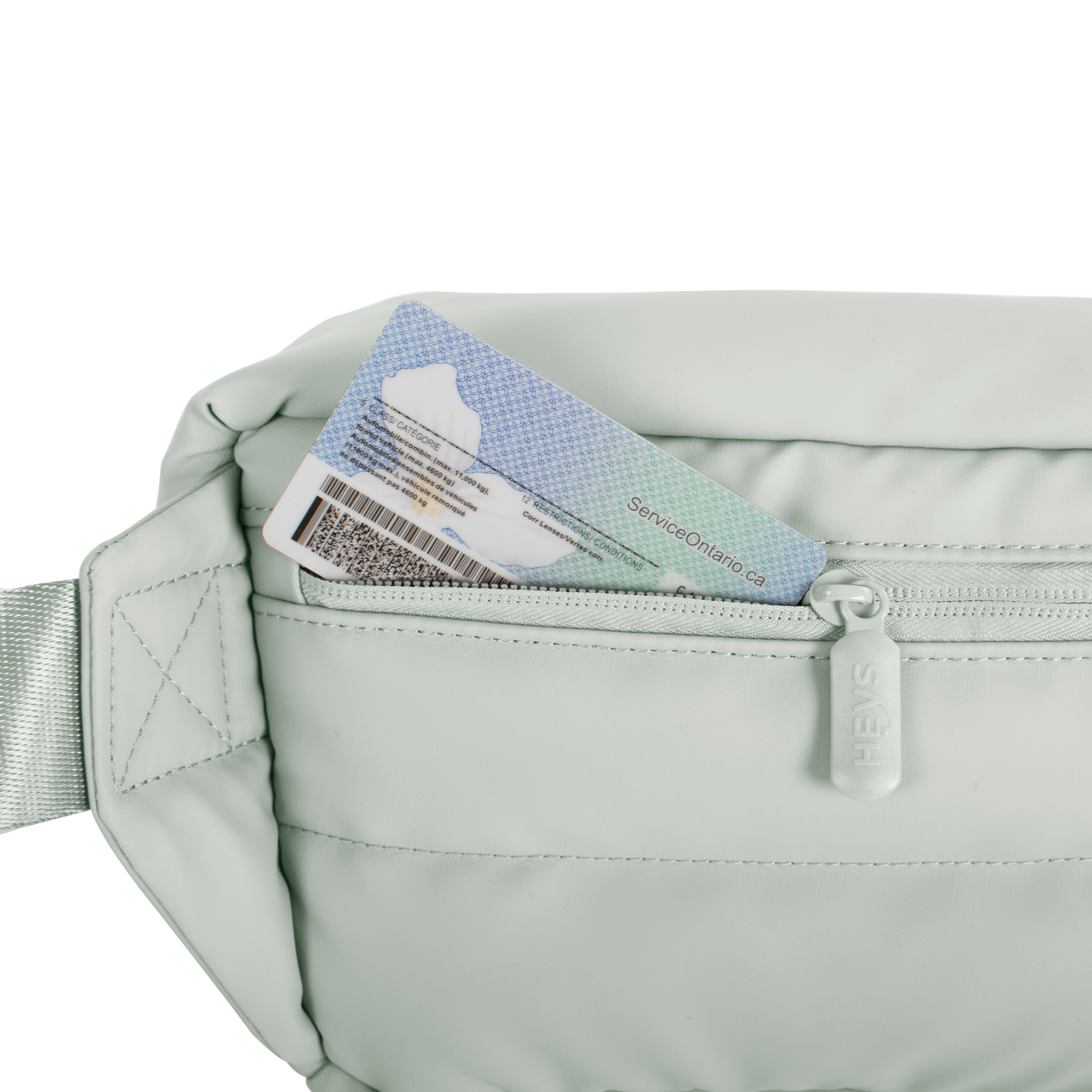 The Puffer Mini Waist Bag, Alternate, color, Sage Green