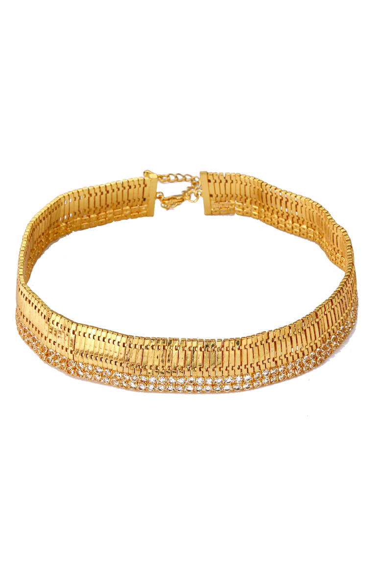 Peacock's Prayer Necklace, Main, color, Gold