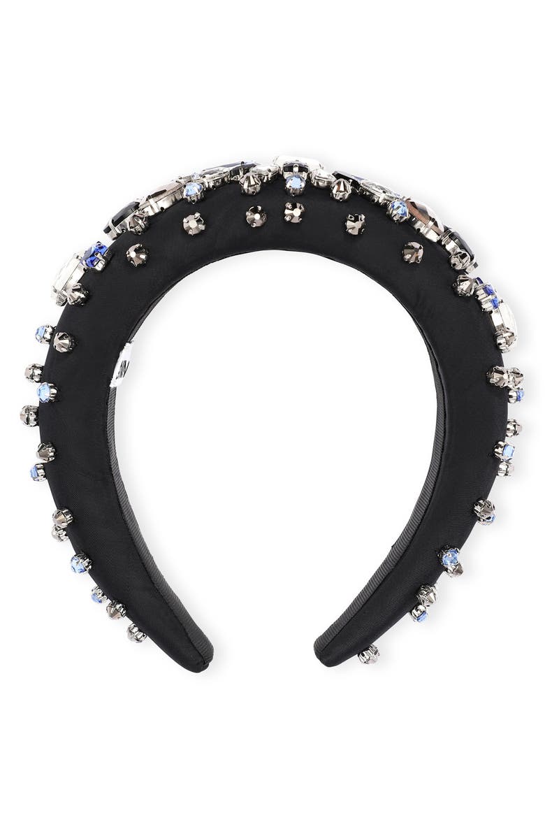 Ganni Crystal Headband, Alternate, color, 