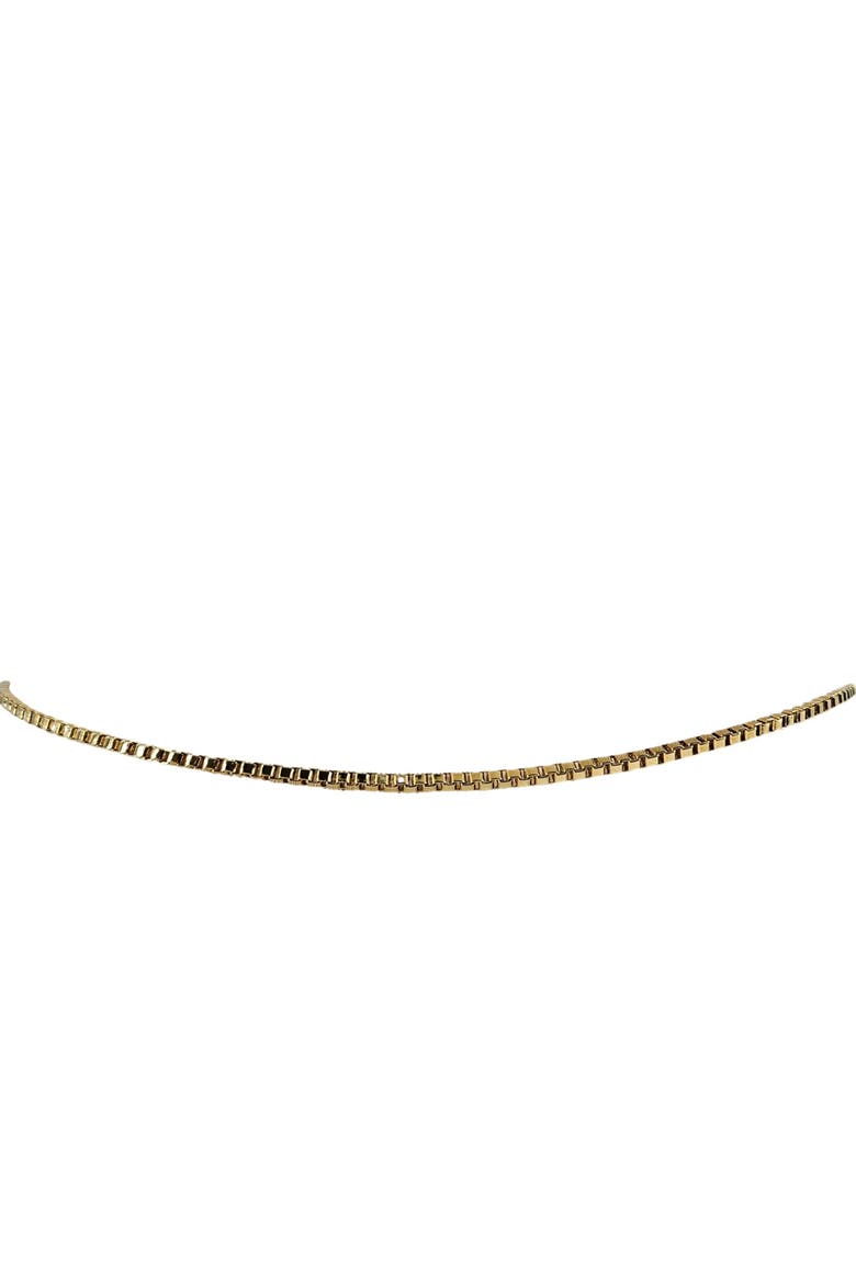Vintage 1970s Metal Belt Chain  Square Dangle, Alternate, color, Gold
