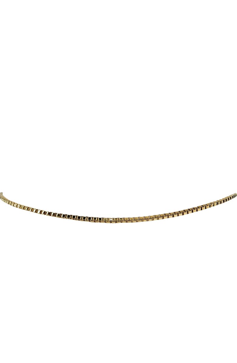 MADISON BEVERLY HILLS Vintage 1970s Metal Belt Chain Square Dangle, Alternate, color, Gold