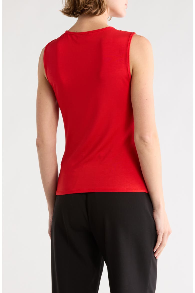 Sleeveless Scoopneck Top, Alternate, color, ROMANTIC RED
