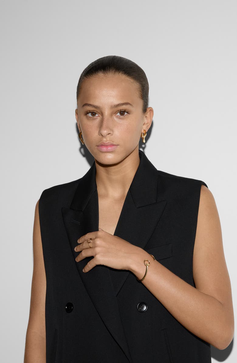 Gucci Horsebit Flex Cuff Bracelet, Alternate, color, Yellow Gold