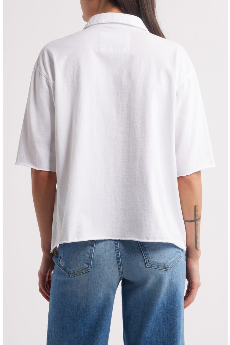 Patty Short Sleeve Henley, Alternate, color, WHITE