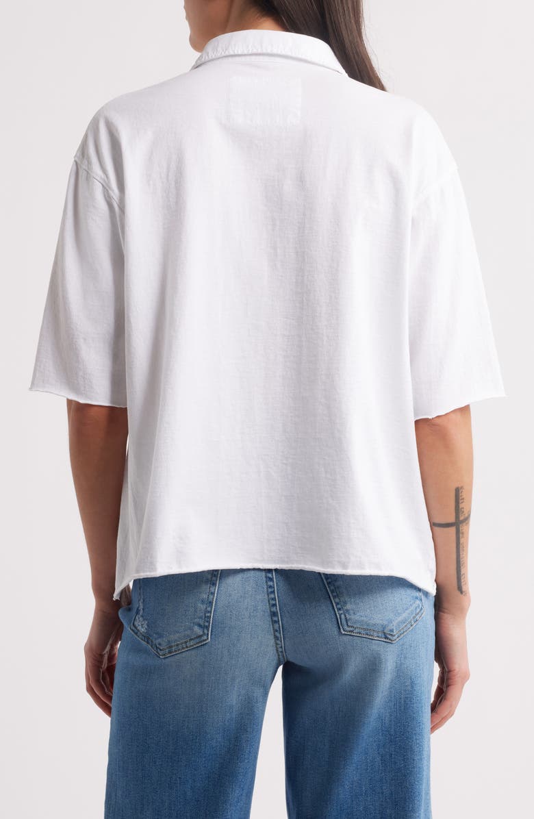 Frank & Eileen Patty Short Sleeve Henley, Alternate, color, White