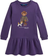 Polo Ralph Lauren Kids' Polo Bear Fleece Dress