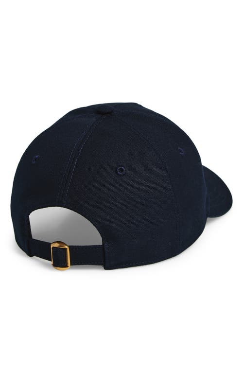 Valentino Garavani Vg Signature Embroidered Adjustable Baseball Cap In Blue