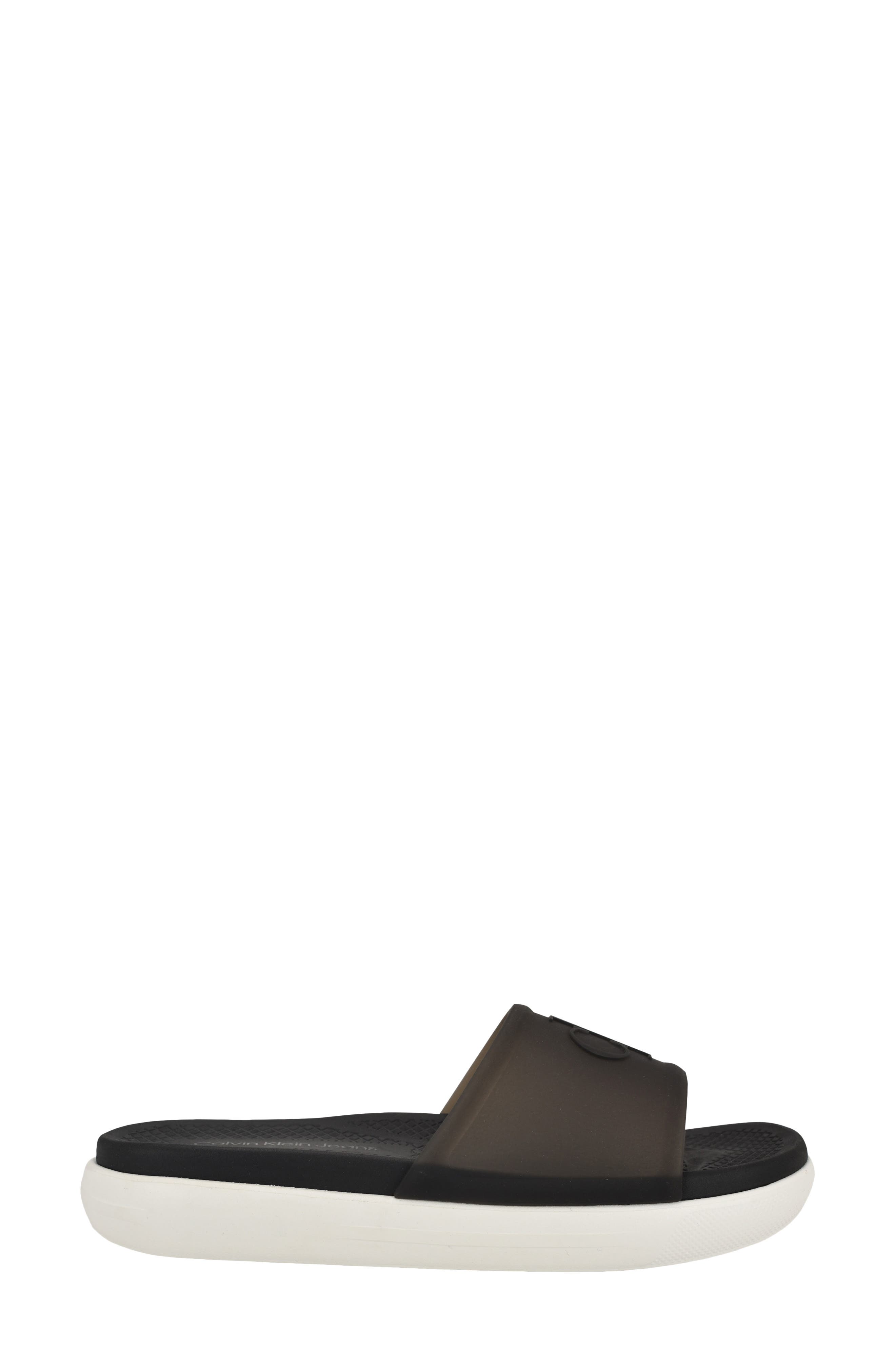 Calvin Klein Peari Slide Sandal, Alternate, color, Black