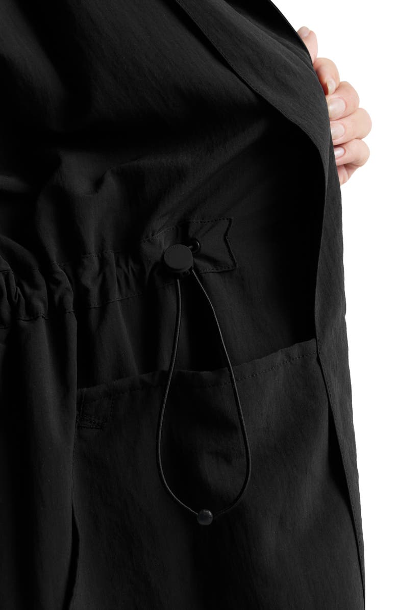 Beyond Yoga En Route Long Hooded Jacket, Alternate, color, Black