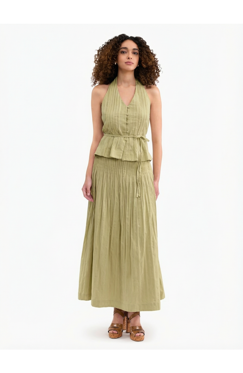 Rebecca Taylor Marianne Skirt, Main, color, Pale Sage