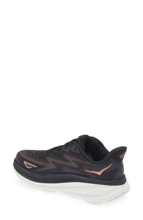 Hoka Clifton 9 Running Shoe In Black