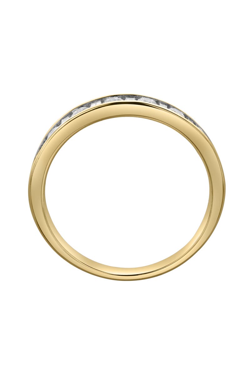 Cosmos 14K Gold Round Diamond Studded Band Ring - 0.52cts, Alternate, color, 14K Yellow Gold