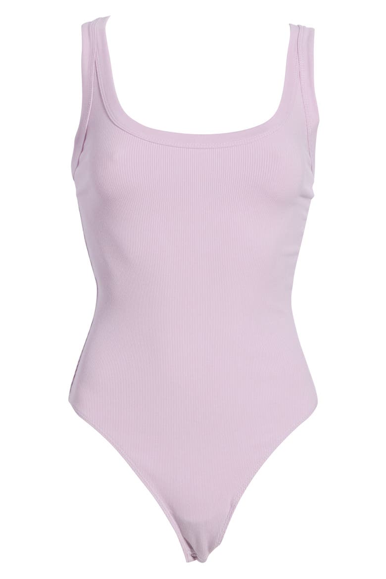 Rib Tank Bodysuit, Alternate, color, LIGHT LILAC