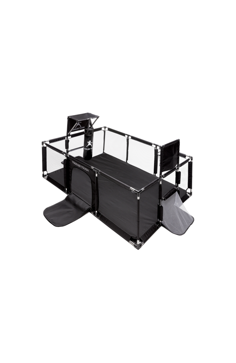 Toddler Tough The Complete Sports Playpen Bundle, Alternate, color, Black