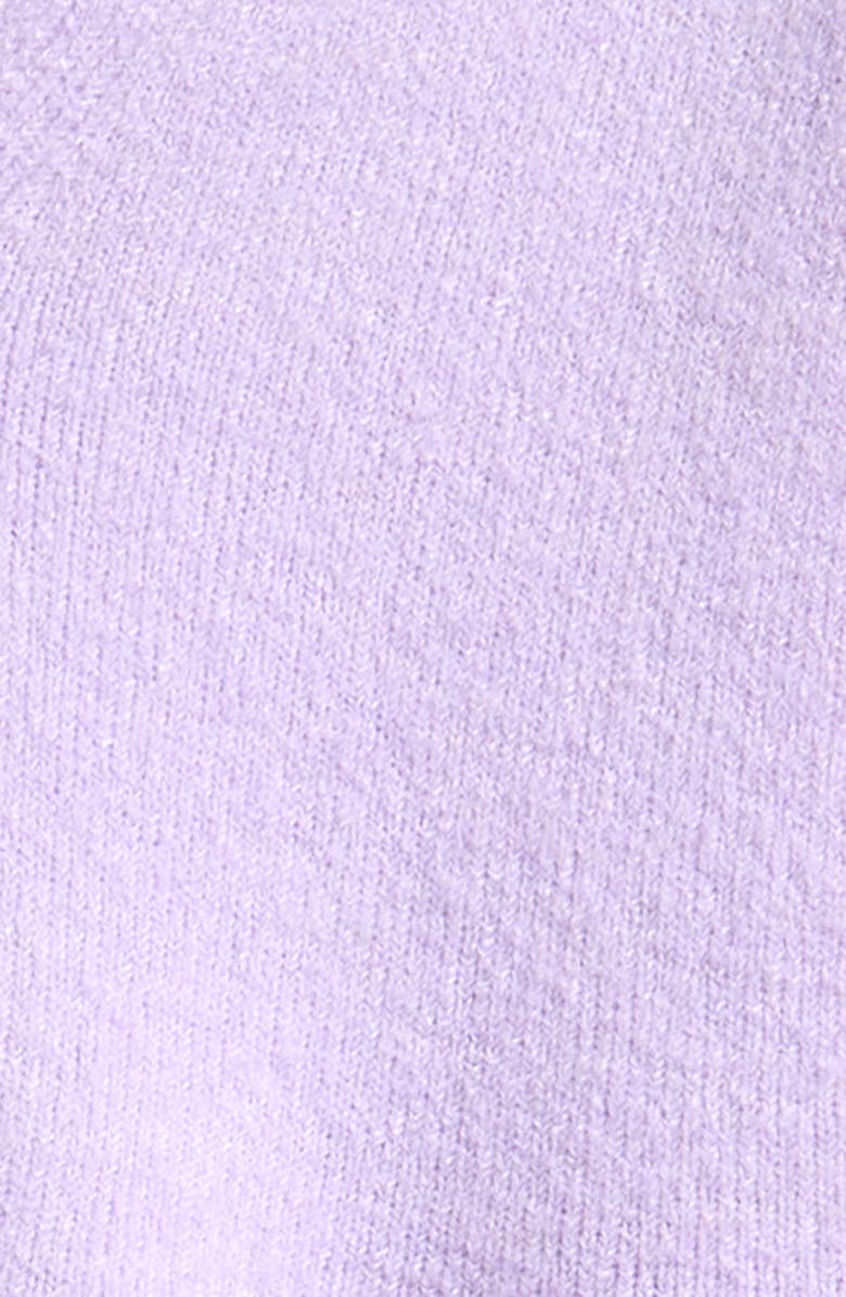 Freshman Kids' Tie Front Peplum Cardigan, Alternate, color, Orchid Petal