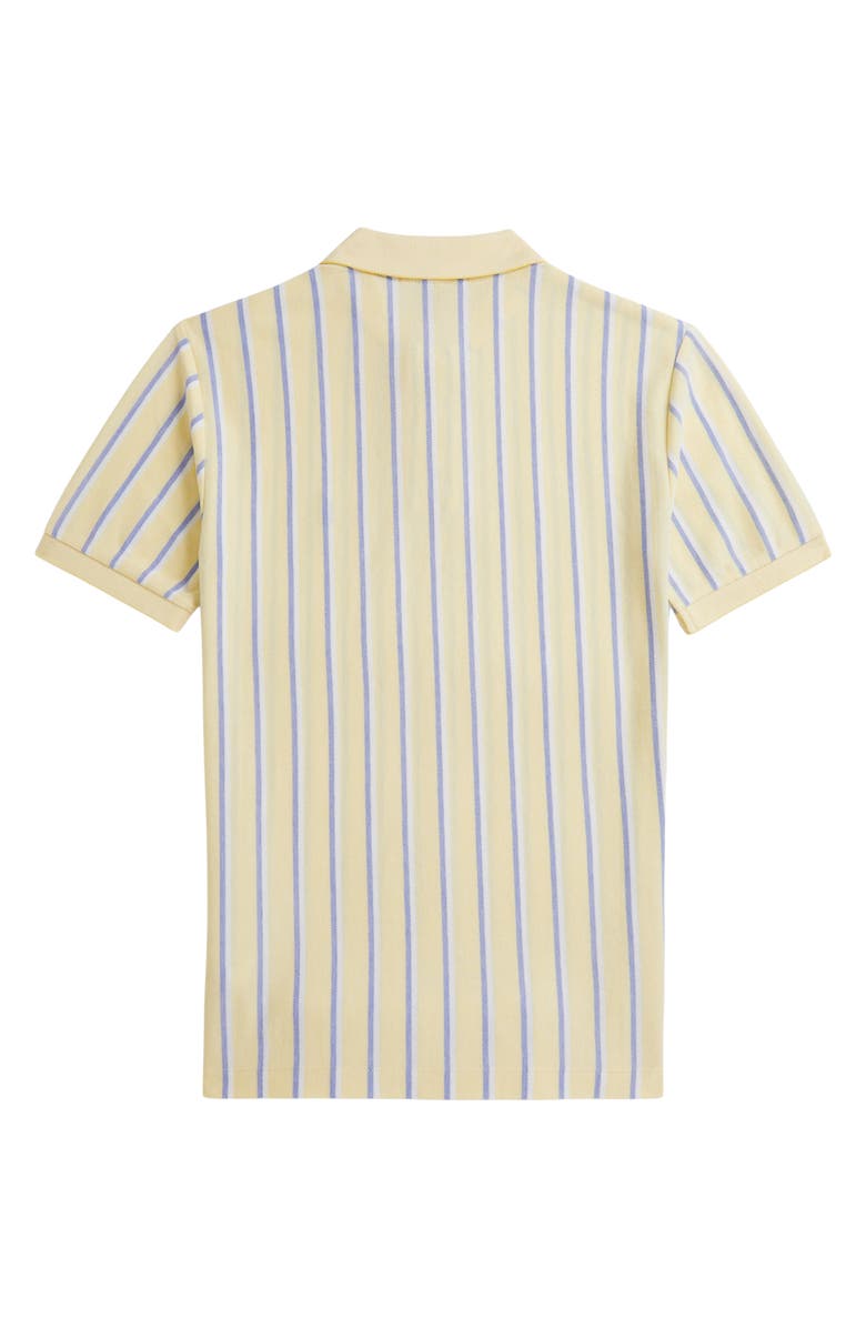 Polo Ralph Lauren Kids' Stripe Cotton Piqué Polo, Alternate, color, T-Bird Yellow Multi