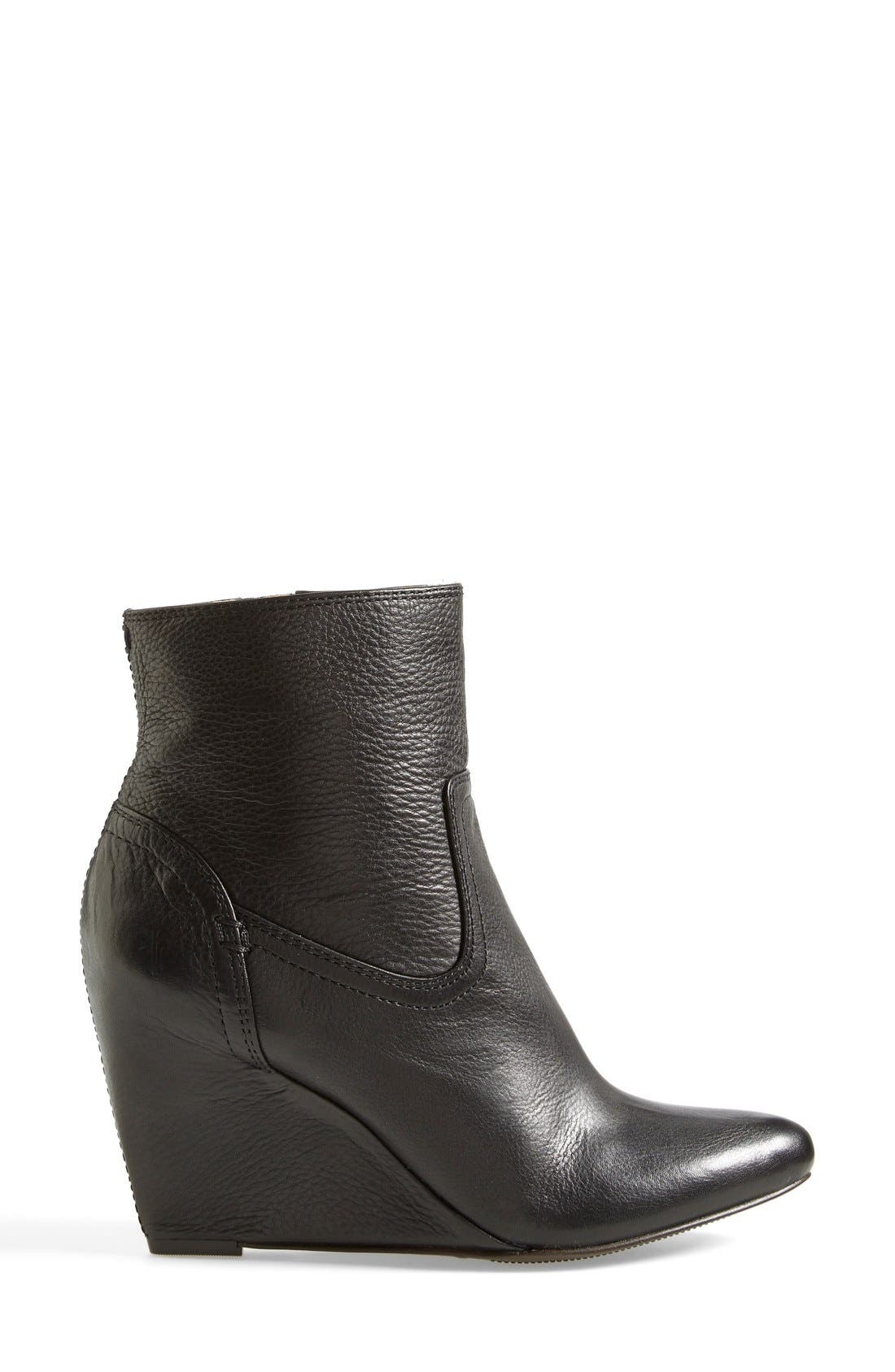Frye 'Regina' Covered Wedge Bootie, Alternate, color, 