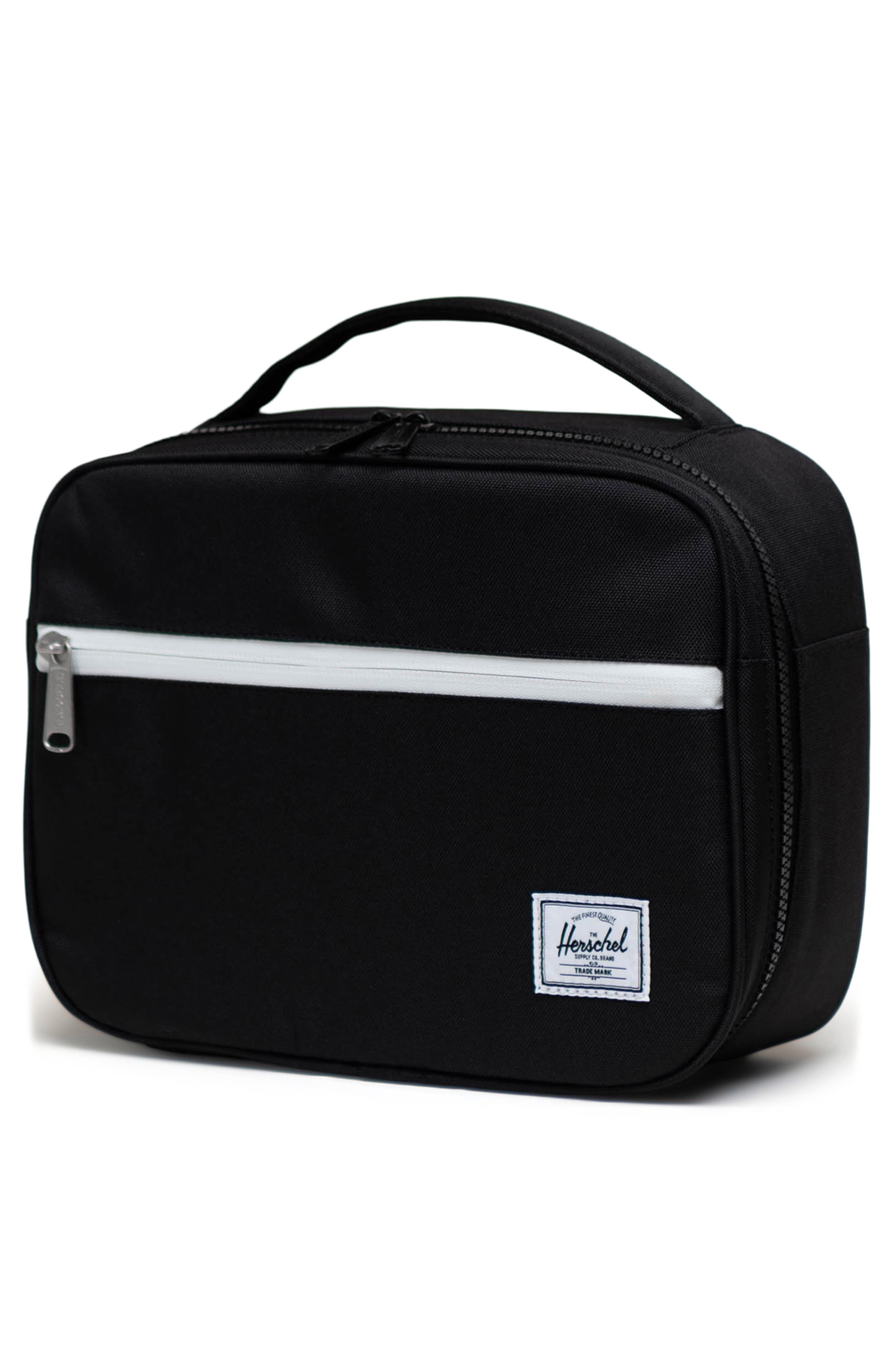 Herschel Supply Co. Kids' Pop Quiz Lunch Bag, Alternate, color, Black