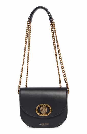 Kurt Geiger London Chelsea Genuine Leather Saddle Bag