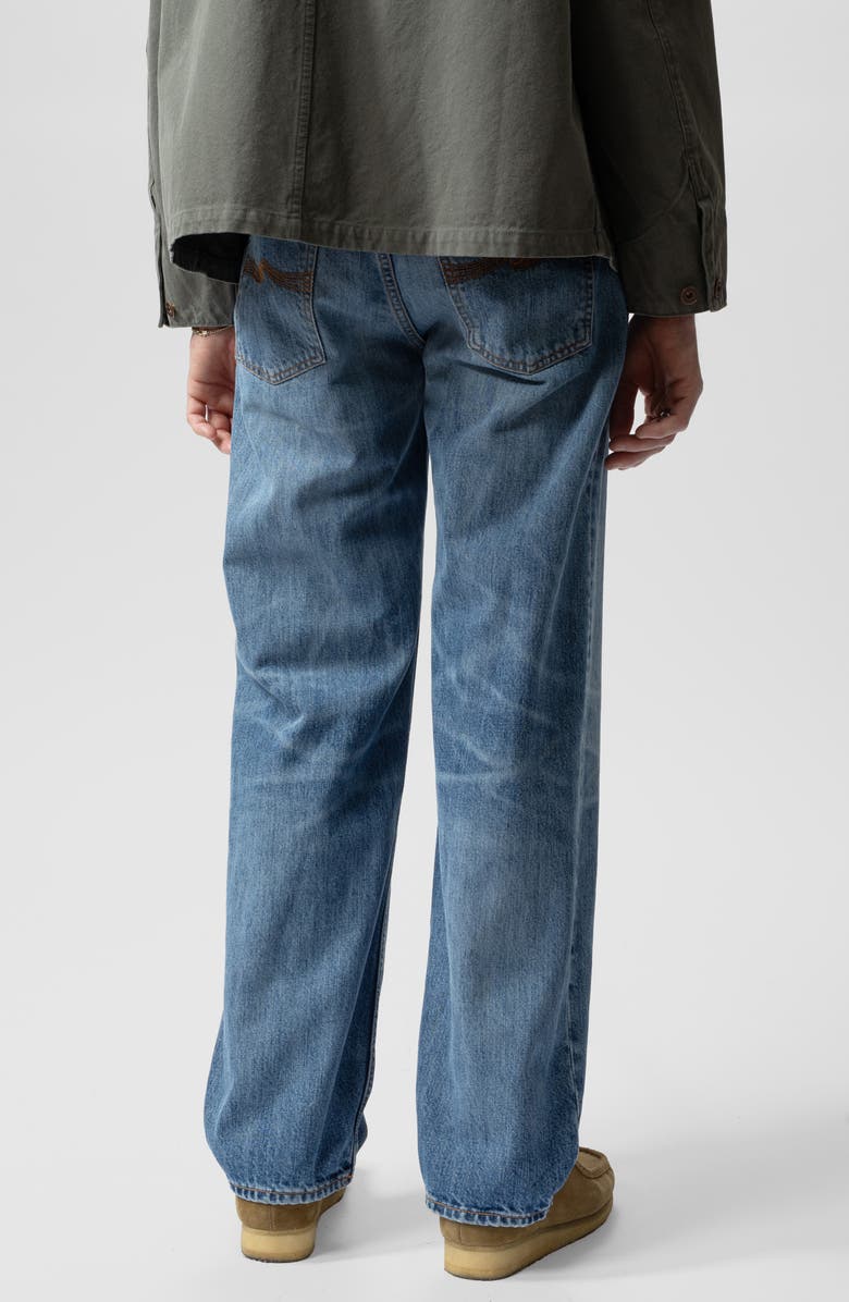 Nudie Jeans Tuff Tony One Wash Wide Leg Loose Fit Jeans, Alternate, color, Basement Tracks